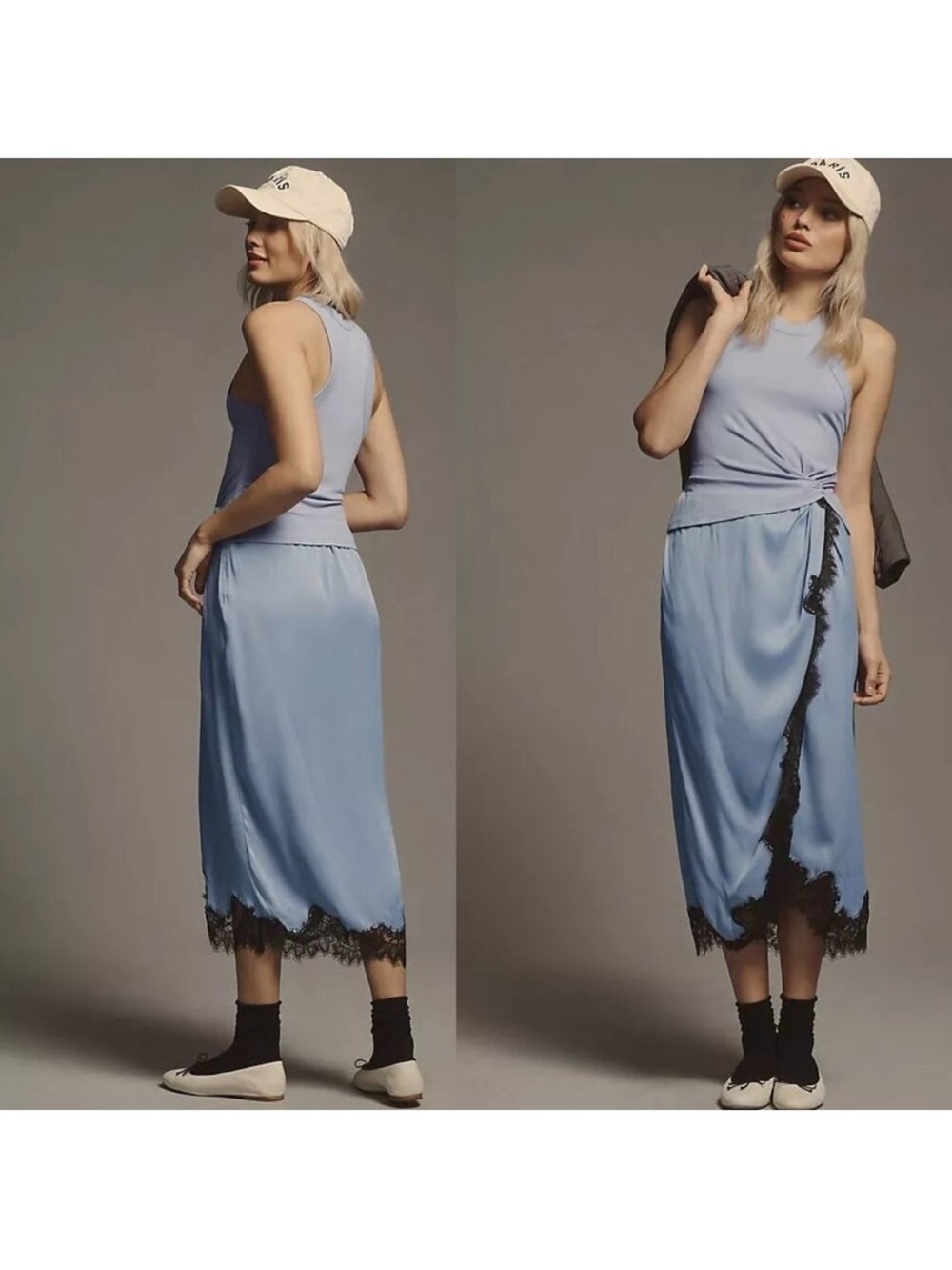 ANTHROPOLOGIE The Keeley Twofer Midi Dress